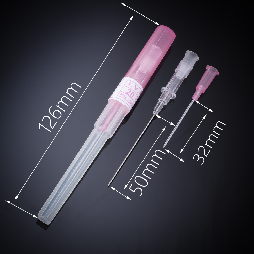 Solid Color Stainless Steel Acrylic Simple Catheter Puncture Needle