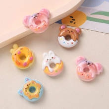 卡通diy树脂配件饰品饼干小猫奶油胶手工制发夹手机壳鞋扣配饰批