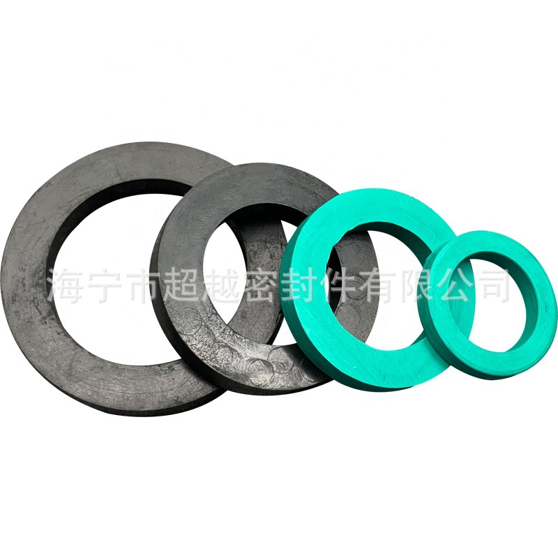 来图来样 耐高温FKM氟橡胶垫氟橡胶法兰平垫片耐酸碱密封圈