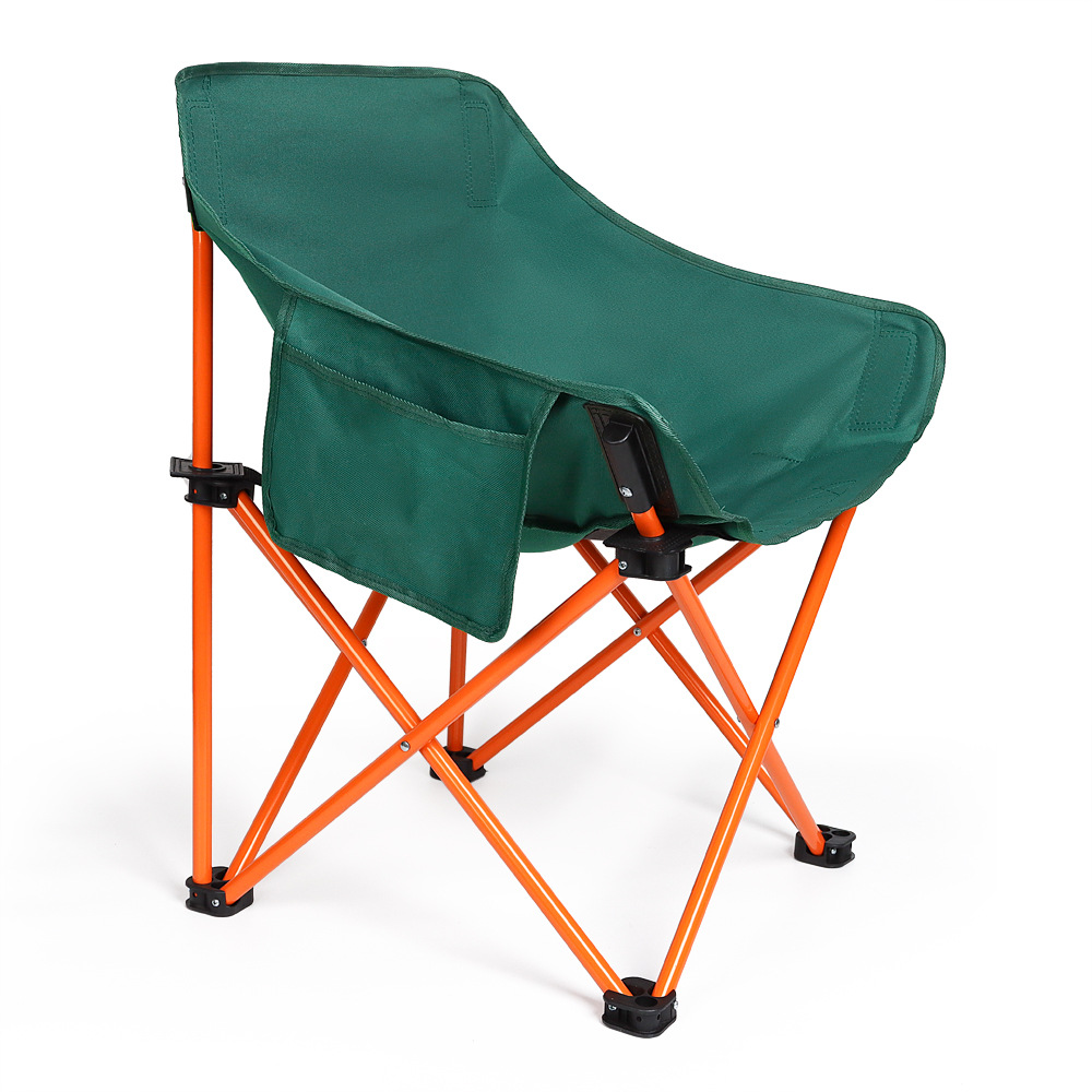 休闲露营折叠椅子户外便携式超轻月亮椅野营写生舒适靠背椅