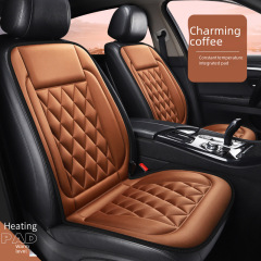 車載座椅12V電加熱通用毛絨座墊汽車加熱坐墊