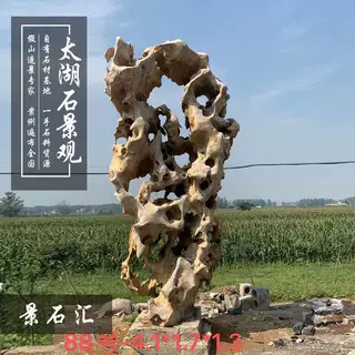 天然原石太湖石造型奇石精品观赏石中式庭院摆件园林假山石石材