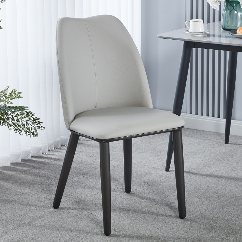 Silla de comedor moderna y simple silla de comedor de lujo ligera silla de comedor silla de mahjong confortable silla de recepción silla de hotel