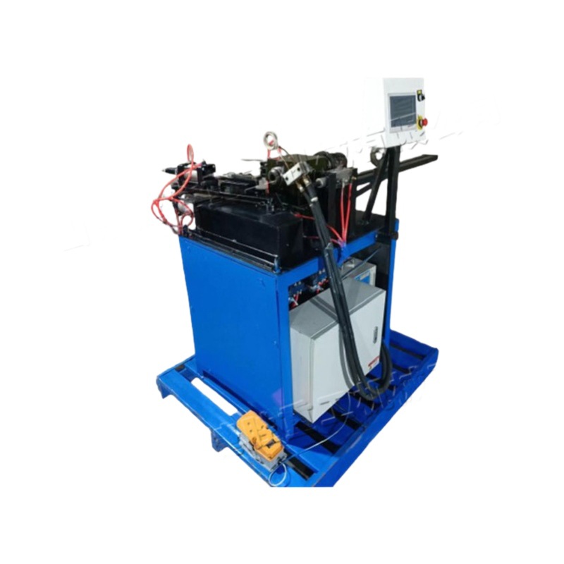 Máquina de sellado de tuberías de equipos deportivos Máquina de sellado automático de tuberías de acero sanitarias Máquina de aplanamiento de tuberías metálicas industriales