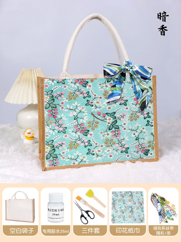 Butterfly Buttle Bag DIY 素材バッグ キャンバスバッグ Butterfly Buttle ポータブル 教師の日ウォームアップ|undefined