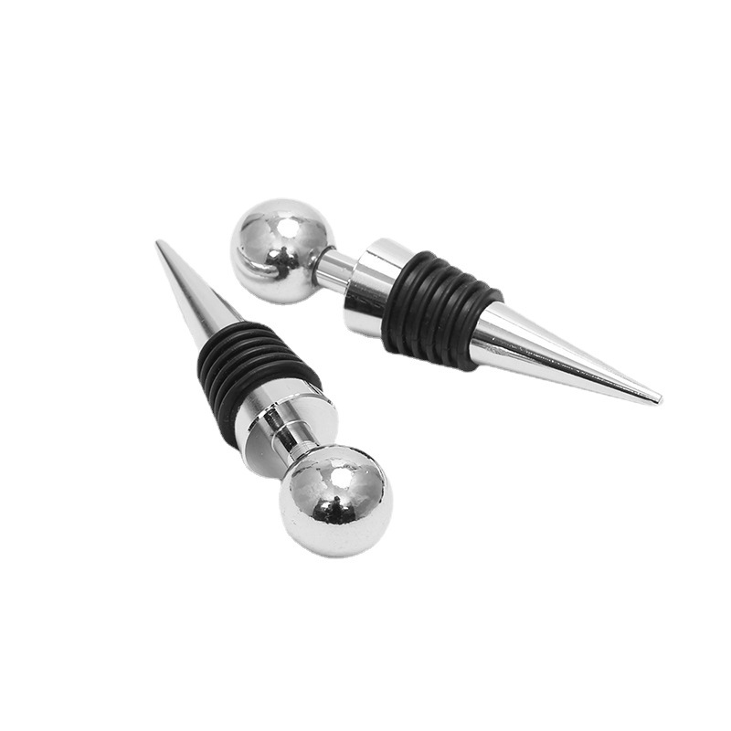 Manufacturer 6mm round head metal wine stopper red wine preservation sealing red wine stopper steel ball zinc alloy wine bottle stopper wholesale
