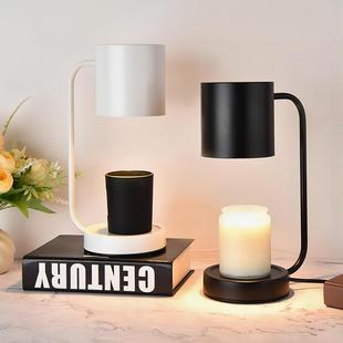 Modern Simple Aromatherapy Melted Wax Lamp Bedside Decoration Melted Candle Lamp Simple Smokeless Dimming Night Light Cross-border Gift Lamp
