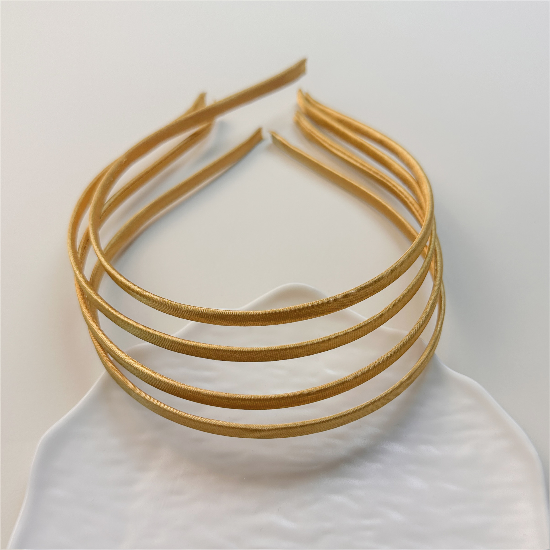 5mm light gold wrapping cloth