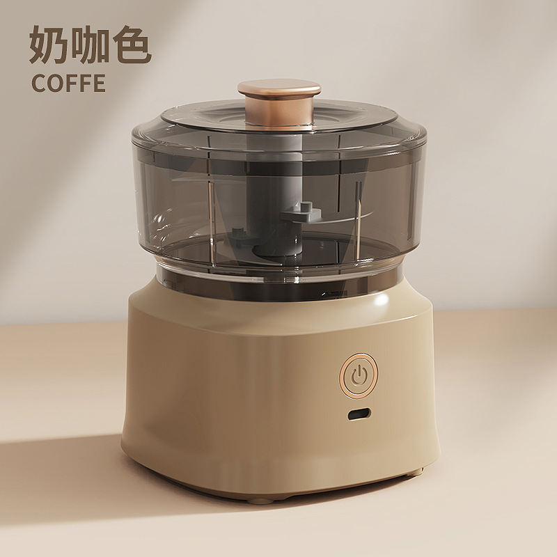新款家用厨房多功能料理机无线电动绞肉机家用捣蒜器宝宝辅食机搅|undefined