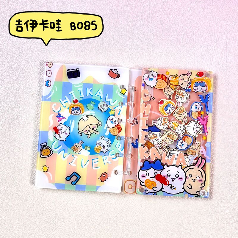 日本の漫画 A7 ルーズリーフノートブックかわいいガーリーハート高価値アニメ学生アクリル|undefined