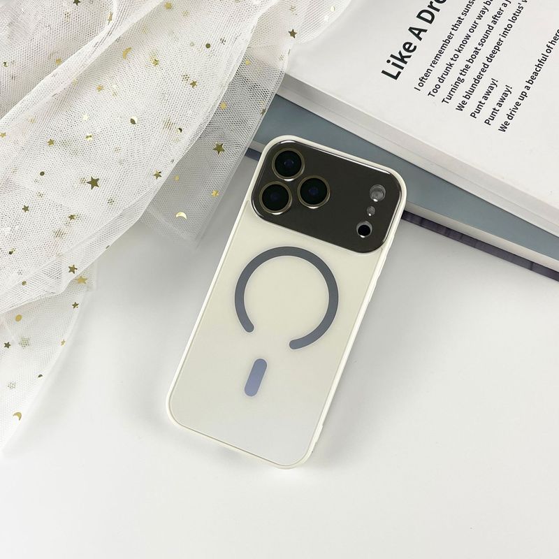 AG磨砂大视窗C形宽磁吸适用iPhone17promax手机壳苹果16Pro保护套|undefined