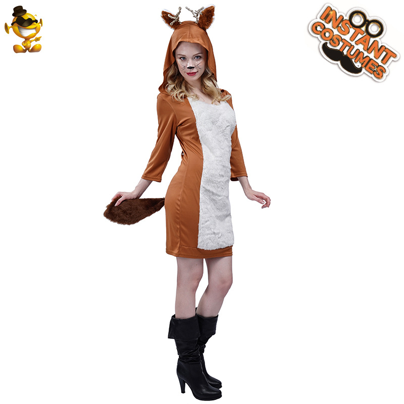 Transfronterizo nueva mascarada etapa desgaste Cosplay ropa de rendimiento ropa de rol ropa grande vestido de Reno femenino