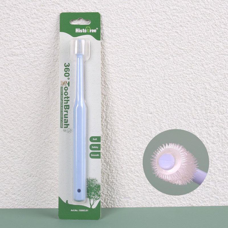 Cepillo de dientes para mascotas gato limpieza bucal de 360 grados cuidado dental cepillo de dientes cepillo de dientes para perros suministros para mascotas al por mayor