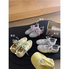 传祺女鞋~4cm内增高阿甘德训鞋女夏季网面透气鞋厚底增高休闲鞋女