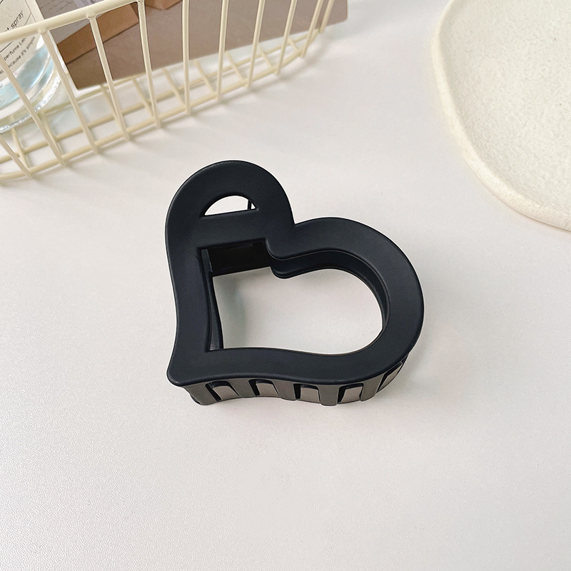 Accesorios para el cabello de pinza de tiburón de acrílico grande de Corea, clip de agarre para el cabello de disco simple, tocado de horquilla de cabeza femenina al por mayor