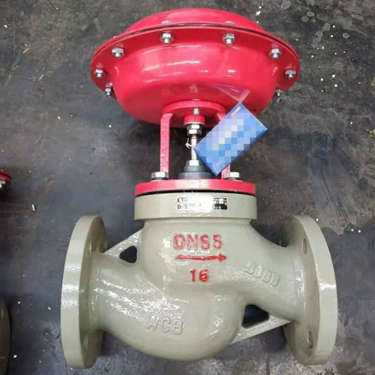 Фланцевый режущий клапан из нержавеющей стали ZMQ пневматический мембранный режущий клапан ZMQ-40P пневматический паровой режущий клапан