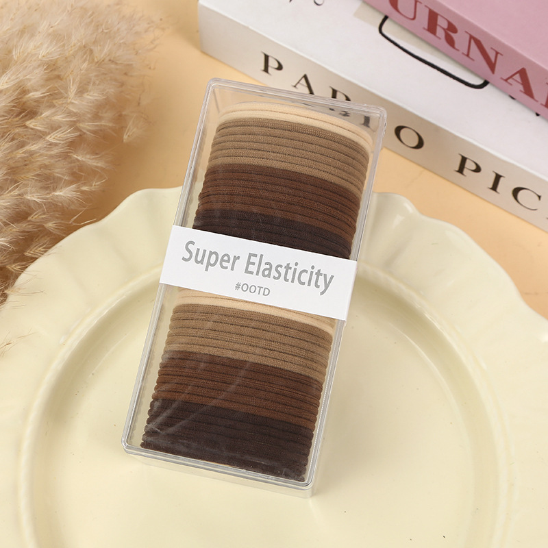 Cable de cabello para adultos en 2025 nueva banda de goma de alta calidad coreana para mujeres cuerdas de cabello de alta elasticidad