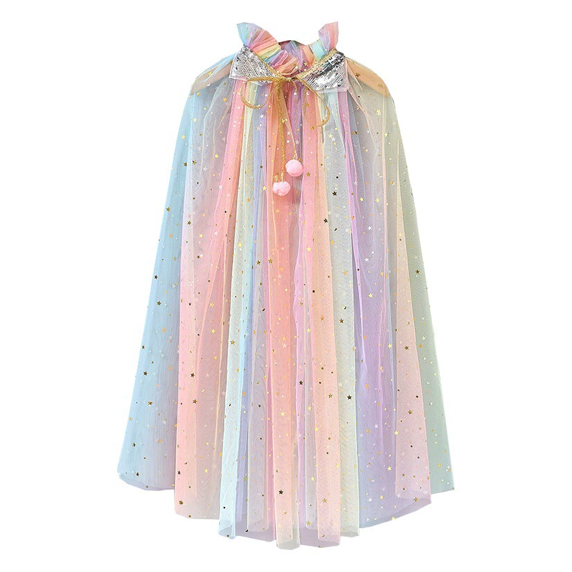 Замороженные Эльза Аиша Анна мыс детей шаль плащ костюм девушка принцесса шаль Вне плащ