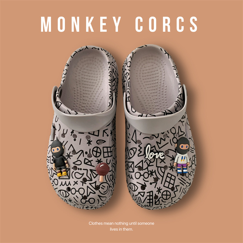 Zuecos de verano 2025 con suela suave que se siente como pisar una excremento, zapatos de jardín casuales y modernos para parejas, unisex.