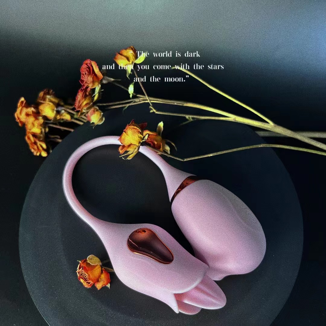 樂意蜜吻玫瑰成人女用舌舔吮吸情趣跳蛋女士自慰器震動棒玩具用品