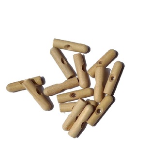 Creative diy wooden craft beads cylindrical umbrella accessories beads Chinese maple wood wood color wooden beads