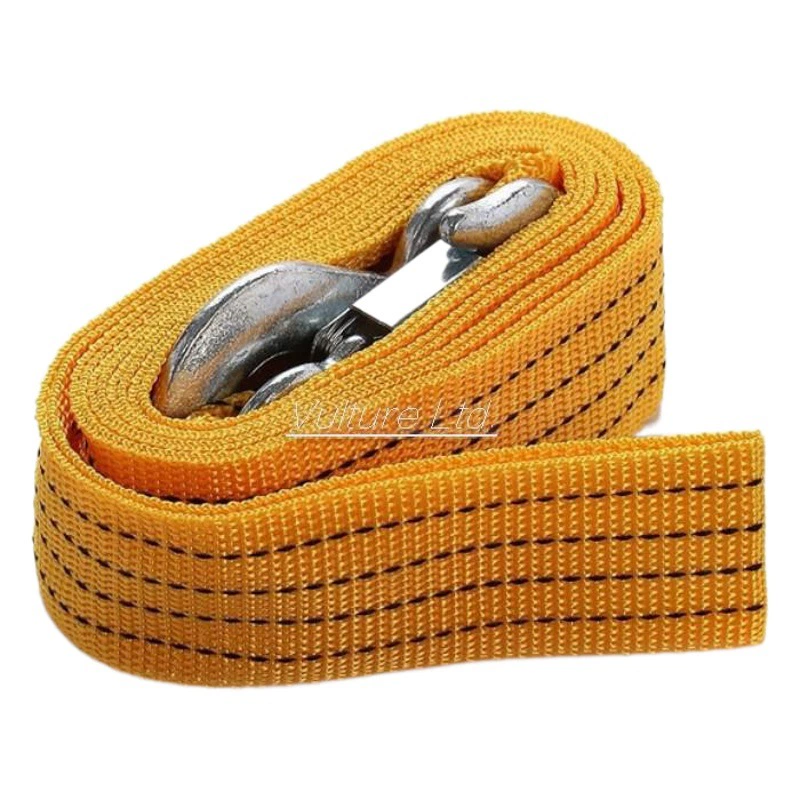 Нейлоновый буксирный трос, автомобильный буксирный трос, флуоресцентный тяговый трос, спасательный трос, уличные аварийные инструменты, производитель автомобильных принадлежностей