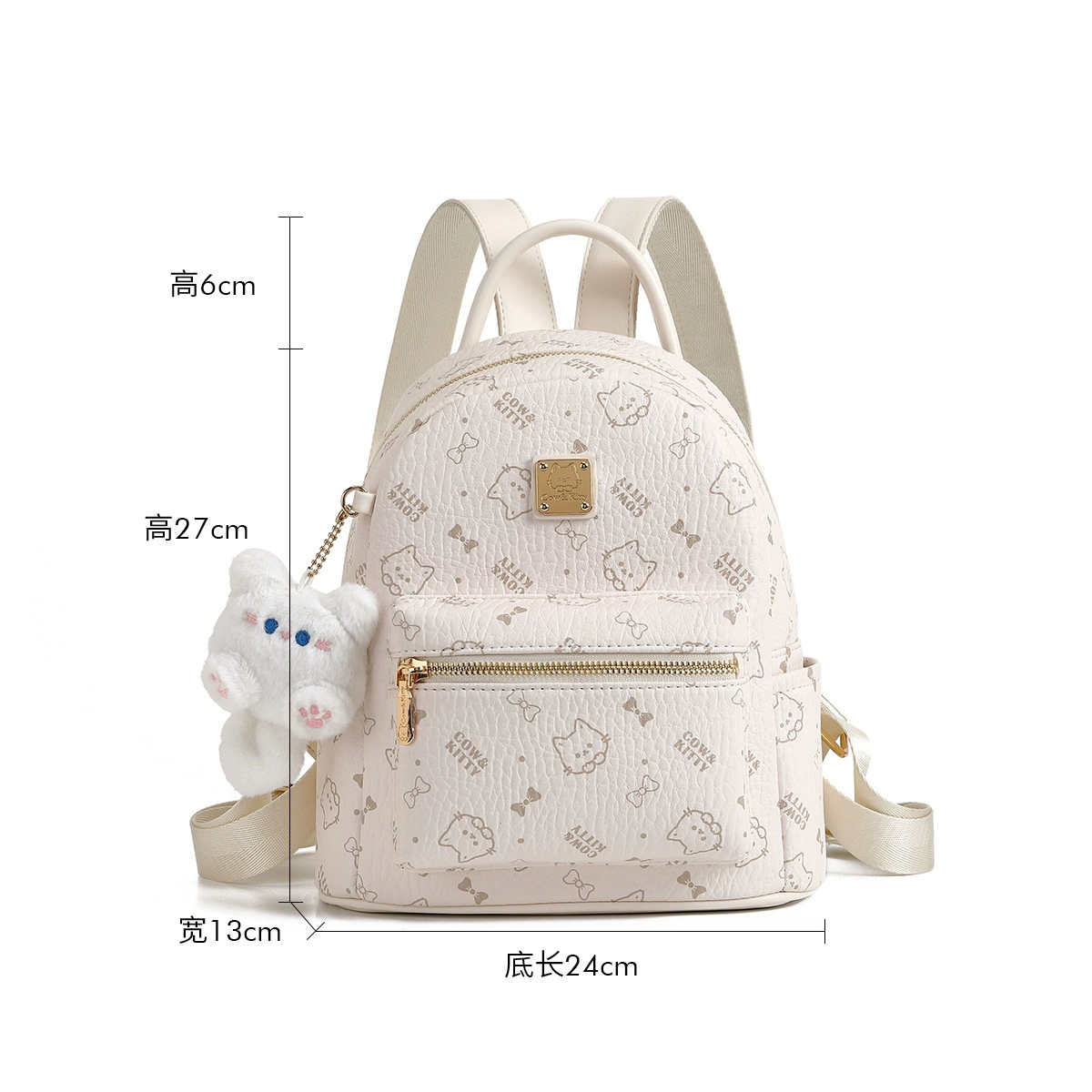 Hello Kitty, рюкзак, оригинальный вместительный дизайнерский сумка через плечо, для импорта, тренд сезона
