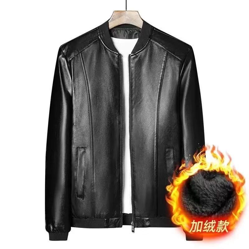 2025新款皮衣男士外套潮流衣服春秋百搭休闲上衣春季机车皮夹克男|undefined