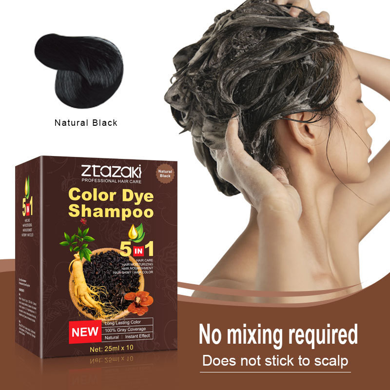 Tinte para el cabello para bolsas de ginseng de belleza