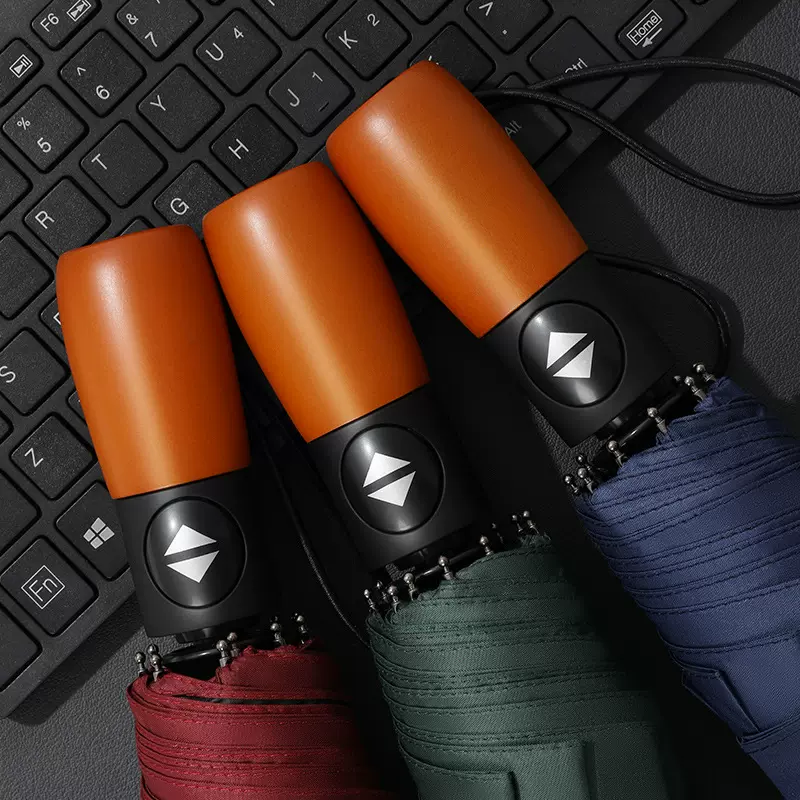 新复古木柄全自动雨伞定制晴雨伞十骨折叠伞男士商务礼品伞刻字