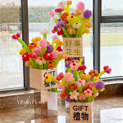 バレンタインデーのバルーンブーケボックス宝誕生日花火雰囲気シーンチャリティースタンド装飾屋外誕生日アレンジメント