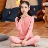 Double-sided velvet children's keep warm set, winter thermal underwear, 2022, increased thickness, suitable for teen