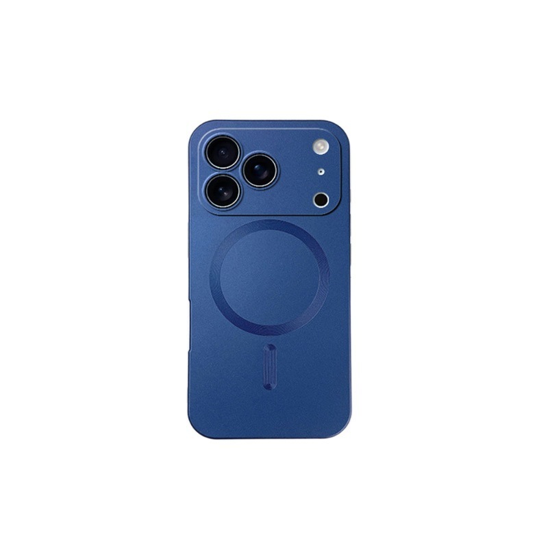 适用iPhone17PROMAX手机壳磨砂纯色金属漆磁吸苹果16/15防摔软壳X|undefined