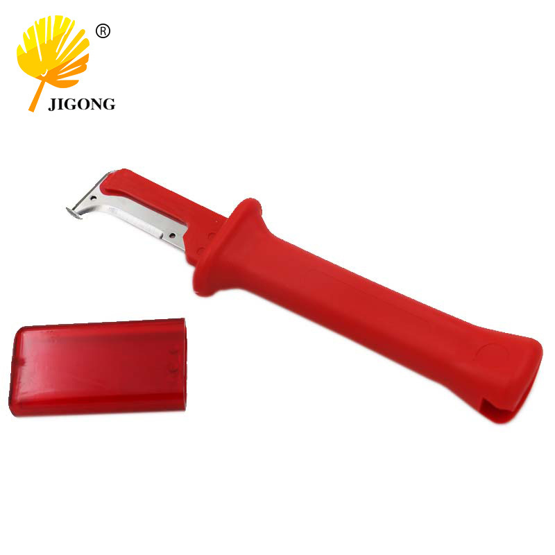 电工绝缘剥皮刀 双面刀刃绝缘剥皮刀 手动剥皮刀绝缘导线剥皮器