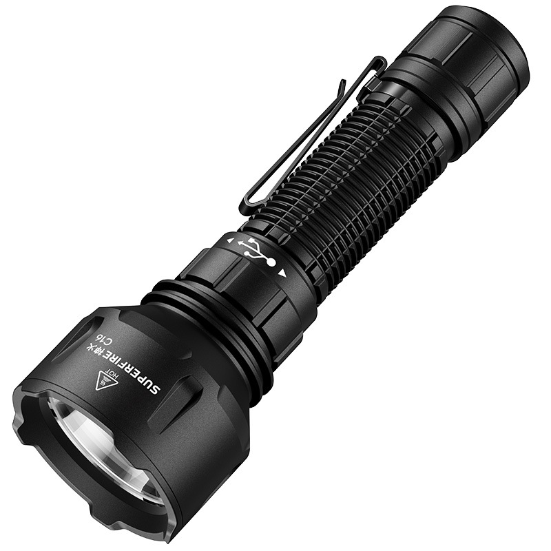 Lintera láser de alta intensidad, carga de emergencia portátil, antorcha láser blanca de enfoque fijo image 6