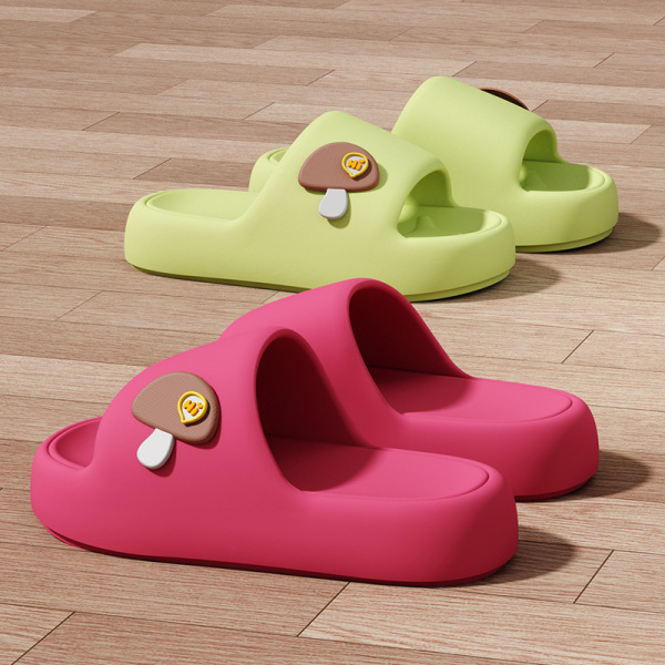 New Eva Slippers for Women in Summer for Couples to Wear Indoors and Outdoors at Home, Thick-Soled Non-Slip Slippers for Women
