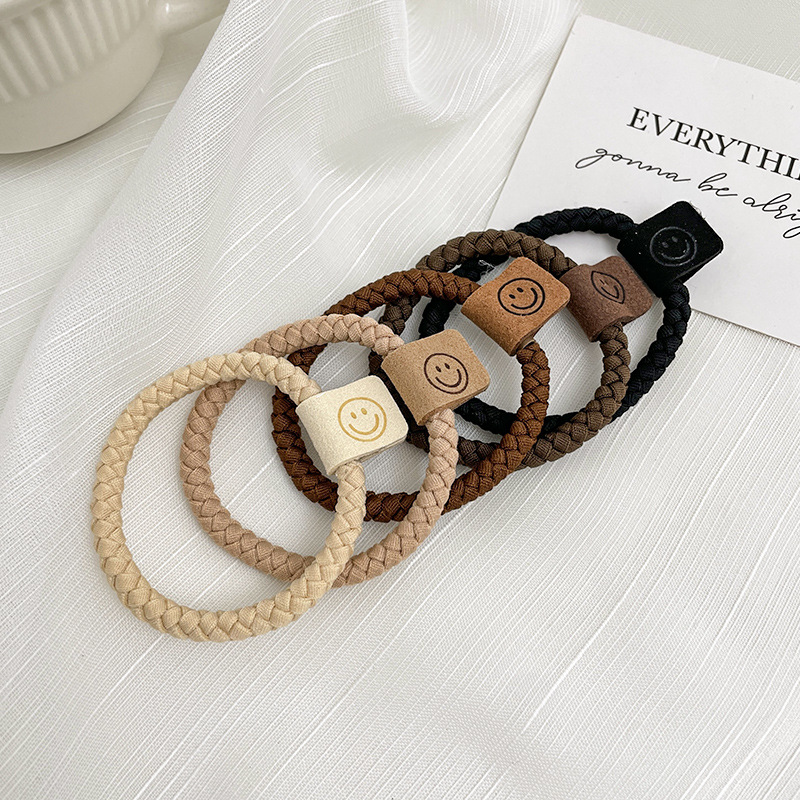 Cuerda para el cabello de alta elasticidad y duradera, banda de goma para atar el cabello para mujeres, celebridad de Internet 2024, nueva cuerda para el cabello simple, lazo para el cabello