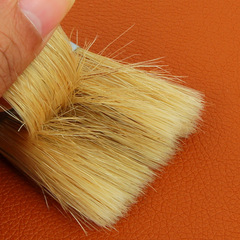 Wood handle paint brush, hard boar hair mixed with silk hair sweep baking barbecue brush, medium-grade celadon thick bristle hair brush