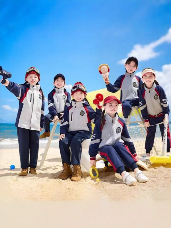 校服套装小学生冲锋衣三件套儿童班服一年级运动幼儿园园服秋冬款|undefined