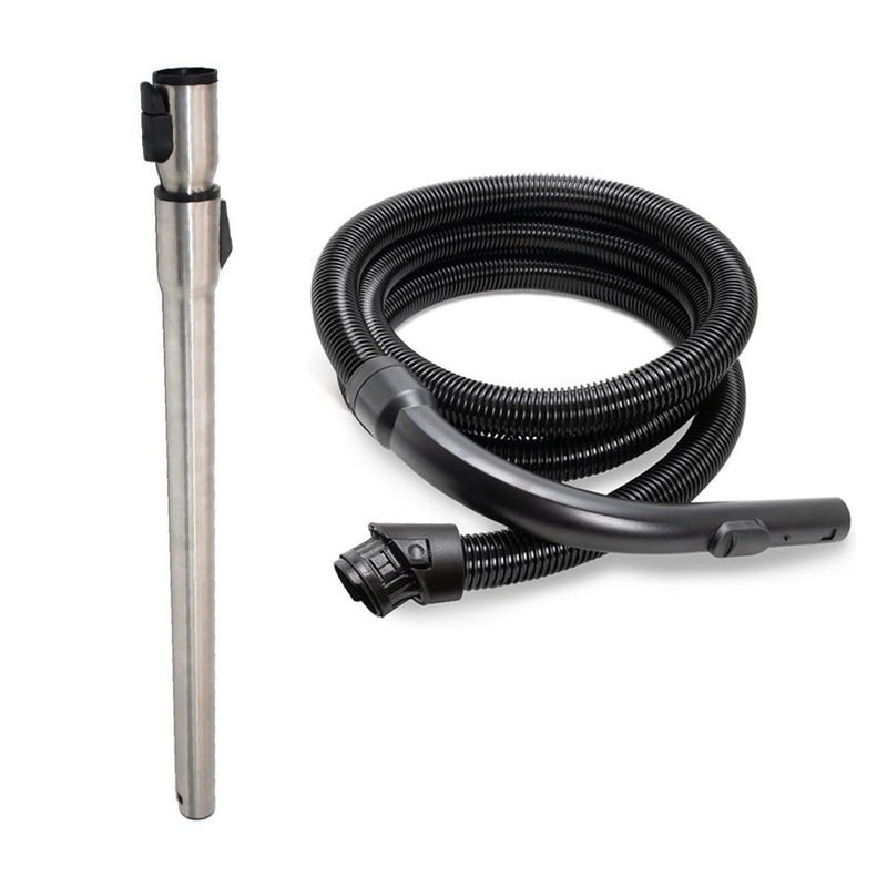 Suitable for Miele Vacuum Cleaner C3 Extension Hose Silver Gray Total Length 2.0m