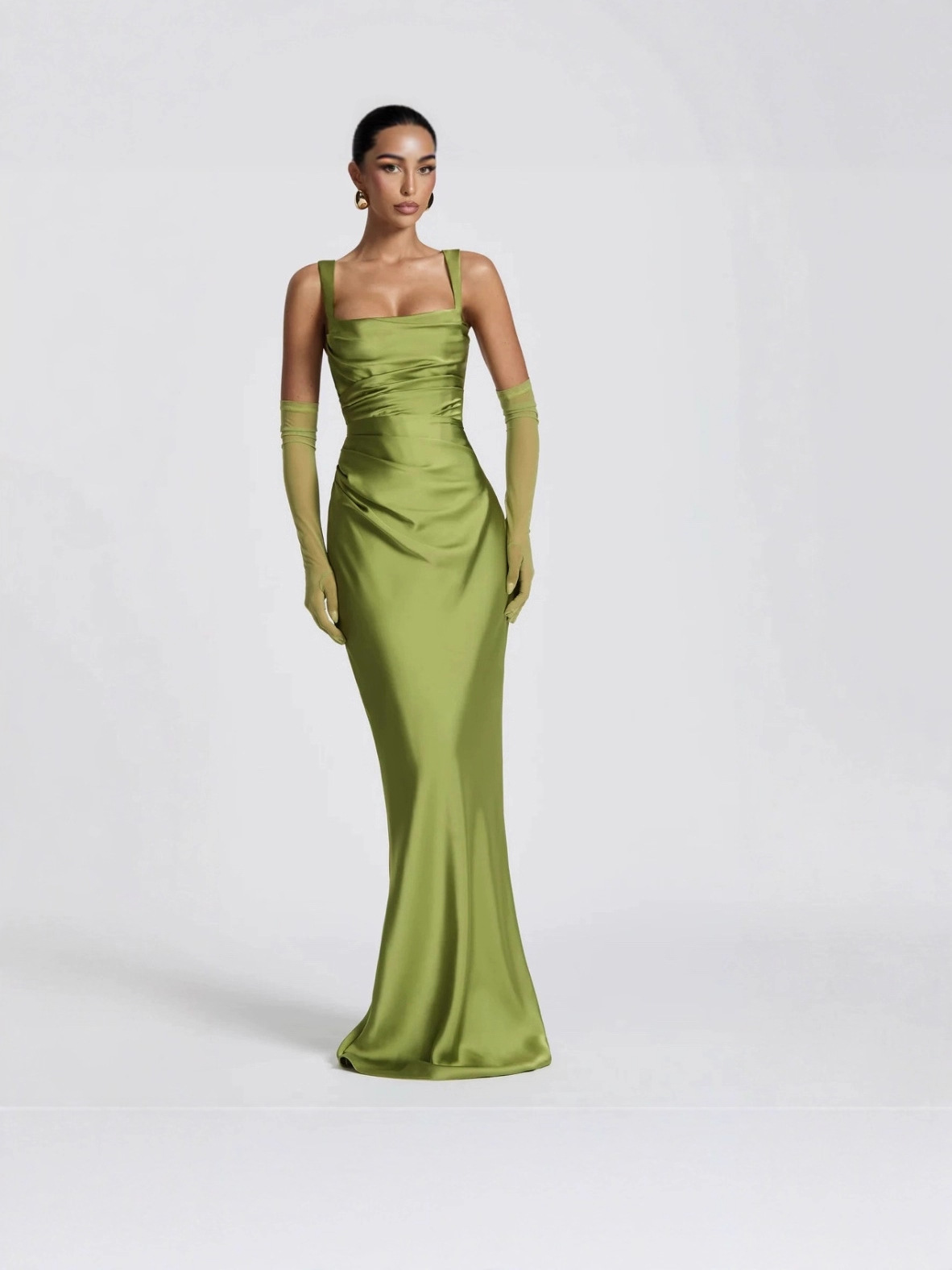 sexy solid color fitted dress sleevless