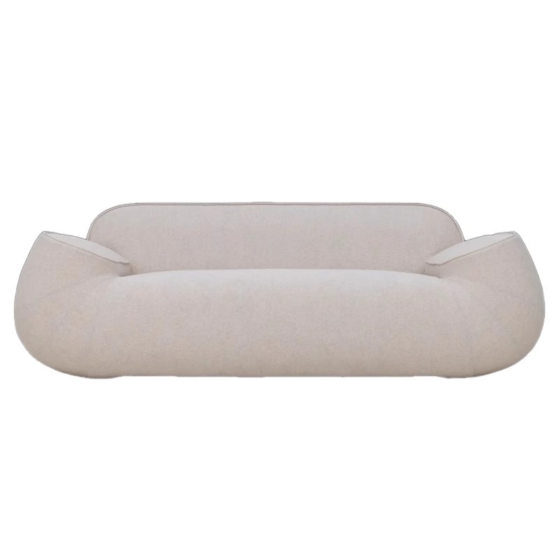 Sofá de diseño de Italia, sofá de diseño de estilo italiano minimalista, sala de estar, sofá de tela doble para una persona