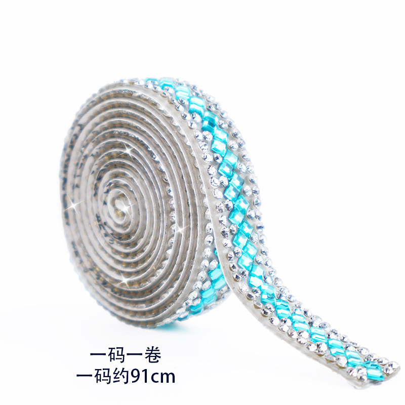 Tiras de diamantes de imitación autoadhesivas de cristal geométrico para joyería DIY, tiras de diamantes de imitación con reverso adhesivo, accesorios, borlas de diamantes de imitación, tiras de diamantes de imitación