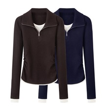 2025秋冬新款修身显瘦假两件针织衫女AR804115A