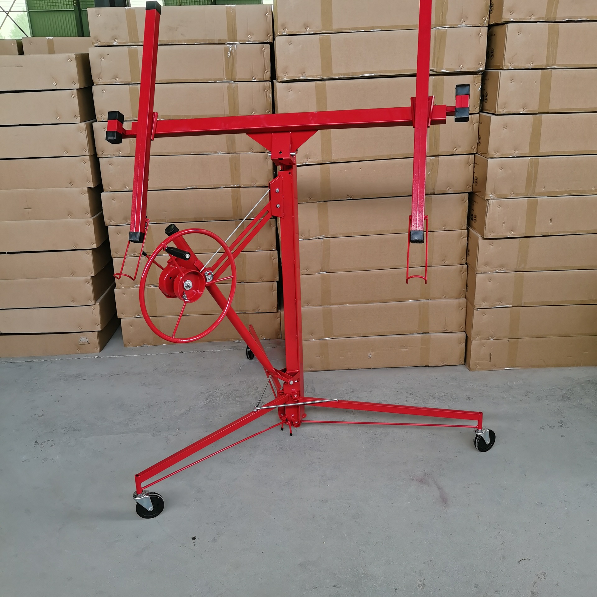 ce认证 现货 批发石膏板天花板举升机升降机托架木工吊顶手摇支架