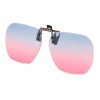 2024 new double -layer border sunglasses polarized slide men and women can flip colorful sunglasses night vision transformer glasses