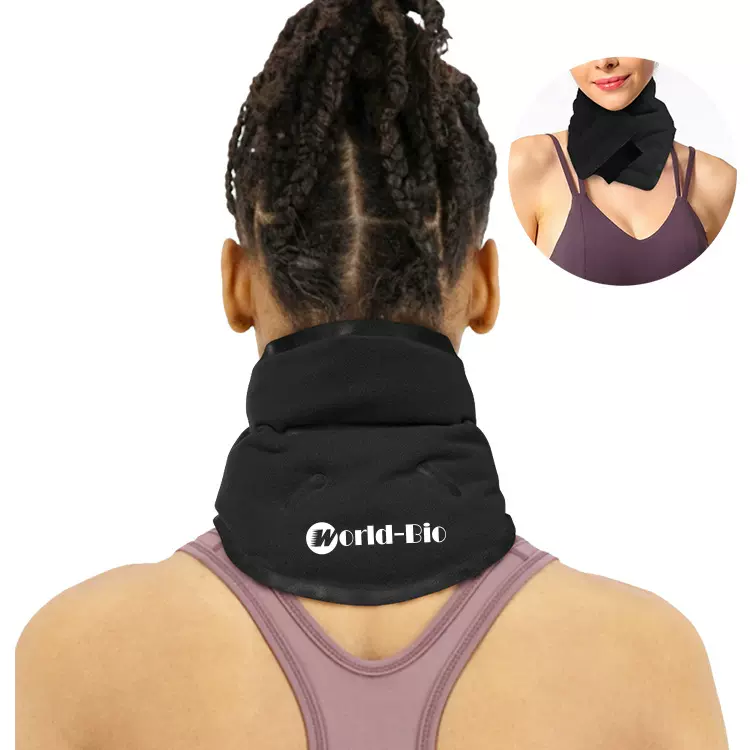 跨境新款拉毛布通用护肩腰小腿冷热敷颈部缓解疼痛冰袋