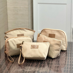 New Korean style plaid cosmetic bag waterproof cosmetic bag portable storage bag mobile phone bag coin purse