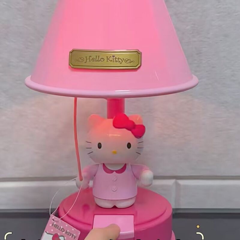 ハローキティ中古テーブルランプ寝室のベッドサイドランプナイトライトレトロテーブルランプ睡眠夜の使用親友へのギフトとして|undefined