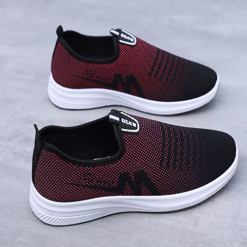 Тканевые туфли Old Beijing, женская обувь для пожилых мам, нескользящая обувь для пожилых мужчин на весну и осень, свободная Мужская обувь на мягкой подошве с круглым носком